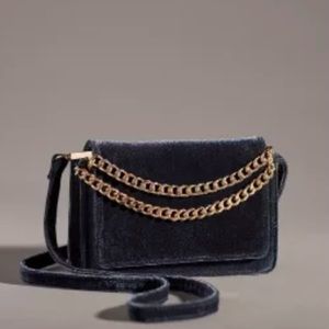 Anthropologie Velvet Crossbody